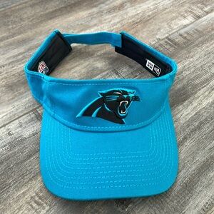 New Era NFL Carolina Panthers Velcro Visor Hat
